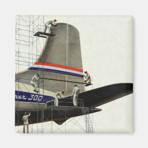  vervoer, vliegtuigonderhoud magneet