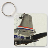 vervoer, vliegtuigonderhoud sleutelhanger (Voorkant)