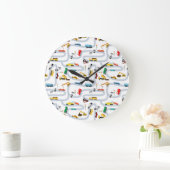 Vervoer Voertuigen Auto's Vrachtwagens Weg Jongens Grote Klok (Huis)