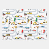 Vervoer Voertuigen Auto's & vrachtwagens Wegverkee Inpakpapier Vel (Voorkant 3)