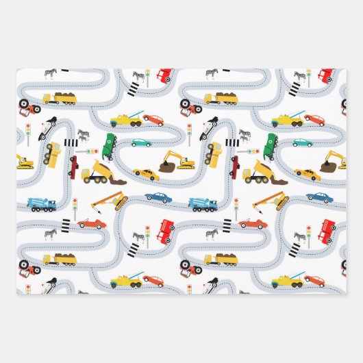 Vervoer Voertuigen Auto's & vrachtwagens Wegverkee Inpakpapier Vel (Voorkant)