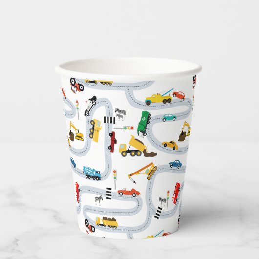 Vervoer Voertuigen Auto's & vrachtwagens Wegverkee Papieren Bekers (Voorkant)