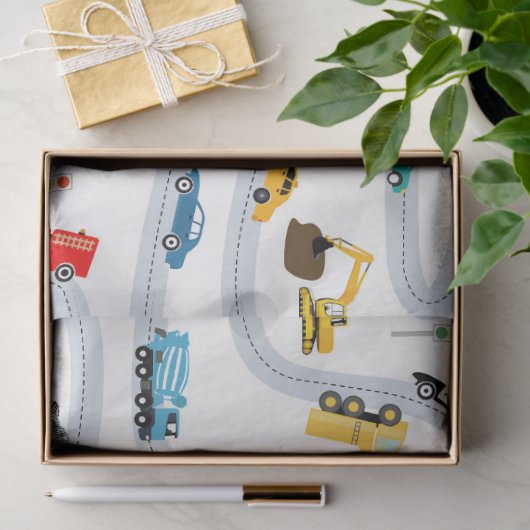 Vervoer Voertuigen Auto's & vrachtwagens Wegverkee Tissuepapier (Geschenk)