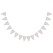 Vervoer Witte bunting banner (Alle)