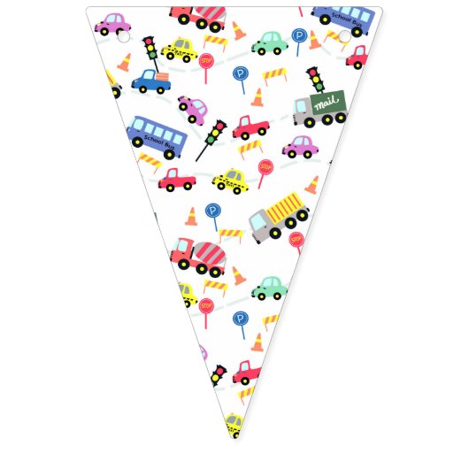 Vervoer Witte bunting banner (Tweede vlag)