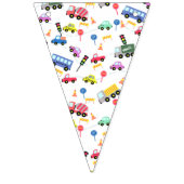 Vervoer Witte bunting banner (Eerste vlag)