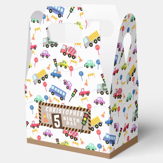 Vervoer Witte Favorietenkast Bedankdoosjes (Geopend)