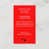 Vervoerbedrijf en logistiek  visitekaartje (Achterkant)