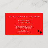 Vervoerbedrijf en logistiek  visitekaartje (Achterkant)