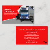 Vervoerbedrijf en logistiek  visitekaartje (Voorkant / Achterkant)