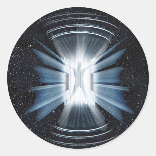 Vervoerder Ronde Sticker (Voorkant)