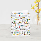 Vervoermiddelen Auto's & Vrachtauto's Wegverkeer Kaart (Gele Bloem)