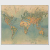 Vervoerroutes van oude World Maritime Fuel Station Cadeaupapier (Vlak)