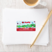 Vervoersadres Verkeersdag Baby shower retouradres Etiket (Insitu)