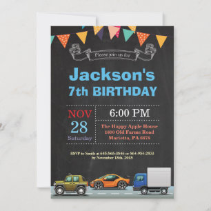 Vervoersauto Vrachtwagen - Aannodiging Kaart