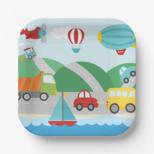 Vervoerscène Papieren Bordje