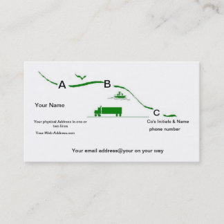 Vervoersdiensten voor visitekaartjes