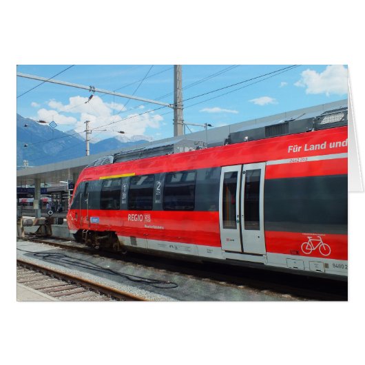Vervoerskaart voor trein (Voorkant Horizontaal)