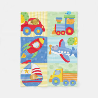 Vervoerslandje Fleece Deken