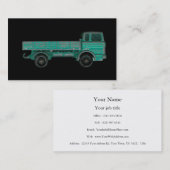 Vervoersmeubelen voor afval visitekaartje (Voorkant / Achterkant)