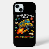 Vervoersploeg Grappige Schoolbuschauffeur Case-Mate iPhone Case (Achterkant)