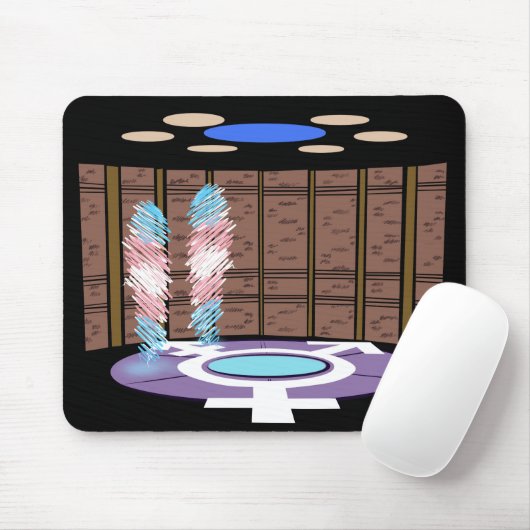 Vervoersruimte - Mousepad Muismat (Met muis)