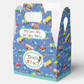 Vervoersvak Blauwe voorverpakking Bedankdoosjes (Geopend)