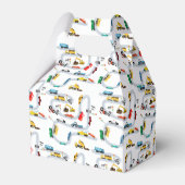 Vervoersvoertuigen Auto's Stoppen Verkeersverjaard Bedankdoosjes (Achterkant)