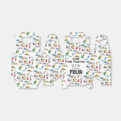 Vervoersvoertuigen Auto's Stoppen Verkeersverjaard Bedankdoosjes (Uitgevouwen)