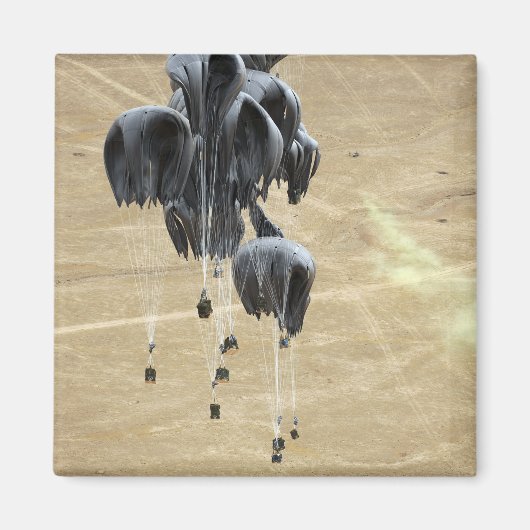 Vervoersysteem voor containers bundels parachute magneet (Voorkant)