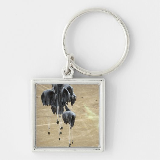 Vervoersysteem voor containers bundels parachute sleutelhanger (Voorkant)