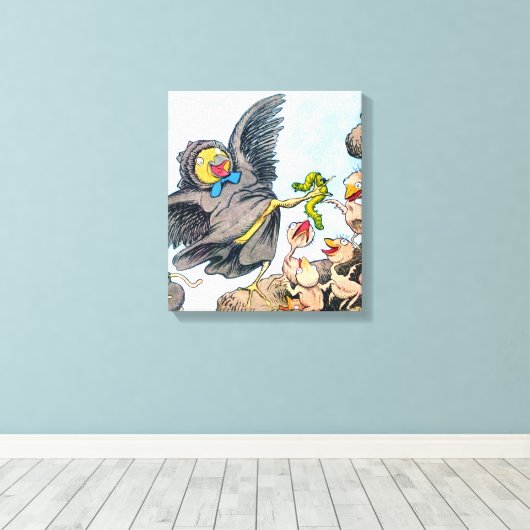 Vervoertijd Canvas Afdruk (Insitu (Houten vloer))