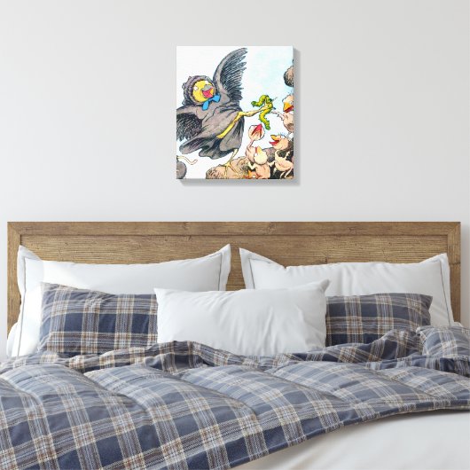 Vervoertijd Canvas Afdruk (Insitu (Slaapkamer))