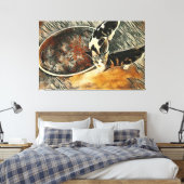 Vervoertijd! Canvas Afdruk (Insitu (Slaapkamer))