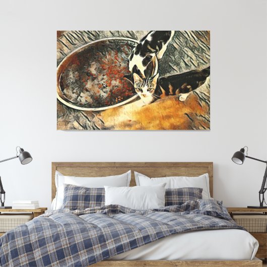 Vervoertijd! Canvas Afdruk (Insitu (Slaapkamer))