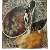 Vervoertijd! Douchegordijn (Voorkant)