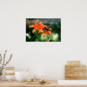 Vervoertijd op de Lillies 4 Poster (Keuken)