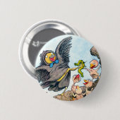 Vervoertijd Ronde Button 5,7 Cm (Voorkant /achterkant)