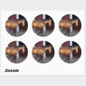 Vervoertijd Ronde Sticker (Vel)