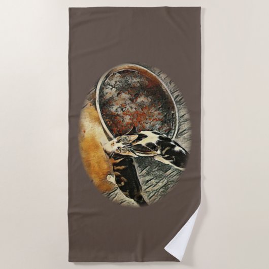 Vervoertijd! Strandlaken (Voorkant)