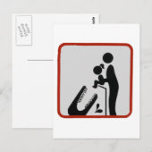 Vervoertijd van alligator briefkaart (Voorkant / Achterkant)