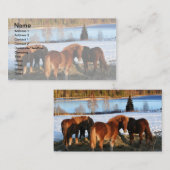 Vervoertijd Visitekaartje (Voorkant / Achterkant)