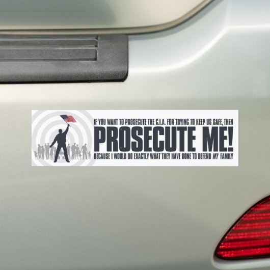 Vervolging me Bumpersticker (Op auto)