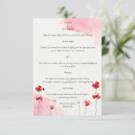 Vervolgkaarten "Coquelicots" Informatiekaartje