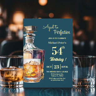 Vervolmaakt tot in de perfectie Heren 54e Whisky V Kaart