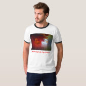 Vervorm mijn cirkels niet t-shirt (Voorkant volledig)