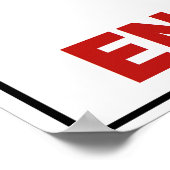 Vervorm niet het Poster van het Teken van Ingenieu (Hoek)