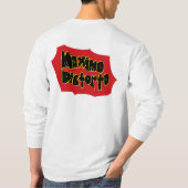 Vervormd aan Maximum T-shirt (Achterkant)