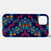 Vervormd, abstract ontwerp van vormen Case-Mate iPhone case (Achterkant (horizontaal))