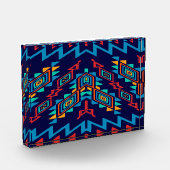 Vervormd, abstract ontwerp van vormen fotoblokken (Links)